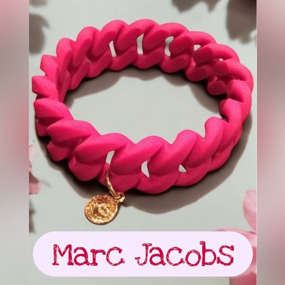 Marc by Marc Jacobs Knockout Pink Silicone Bracelet ~ NWT!